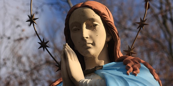  figura Matki Bożej w Żegiestowie-Zdroju