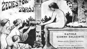 Reklama uzdrowiska z 1914 r. Źródło www.polona.pl
